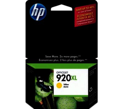 HP 920XL Yellow Ink Cartridge HP 920XL Yellow Ink Cartridge